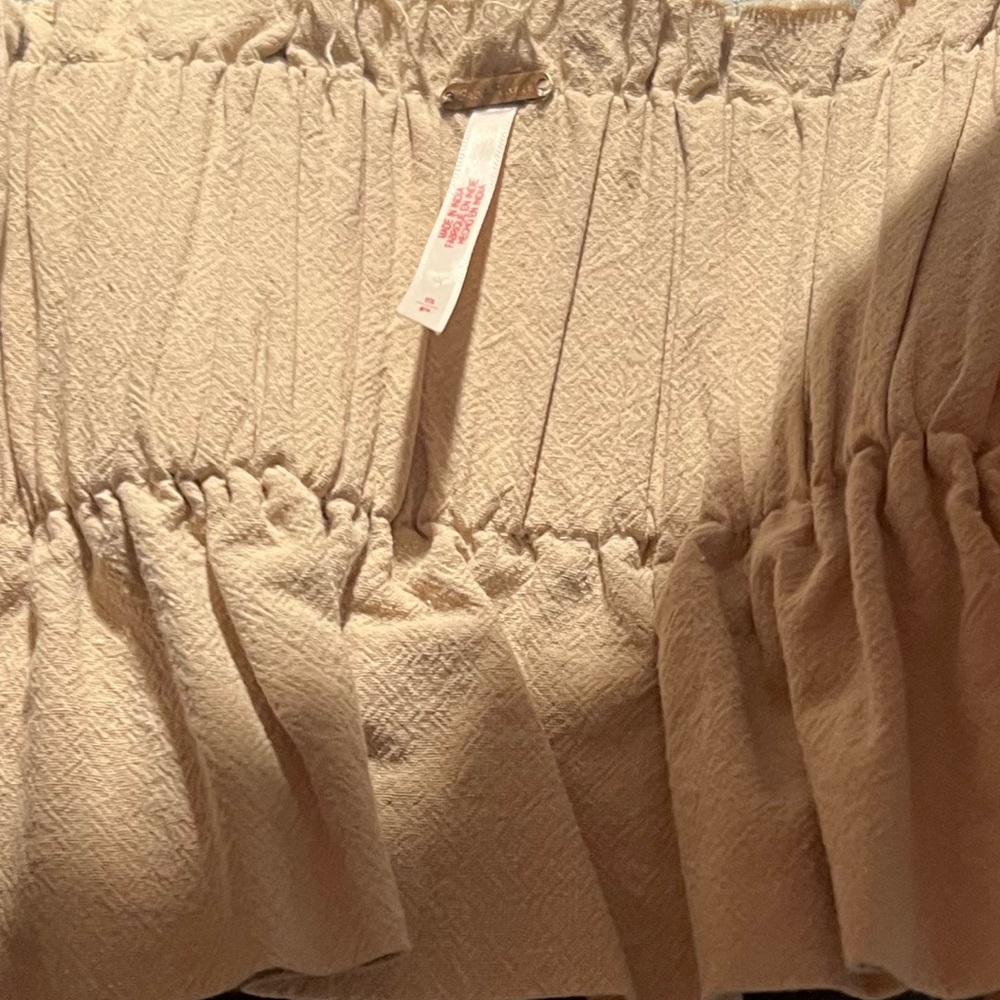 Free People Tan Crop Top - Picture 5 of 6